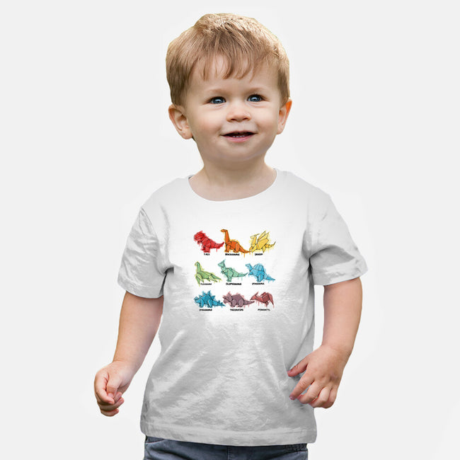 Origami Saurs-Baby-Basic-Tee-Vallina84