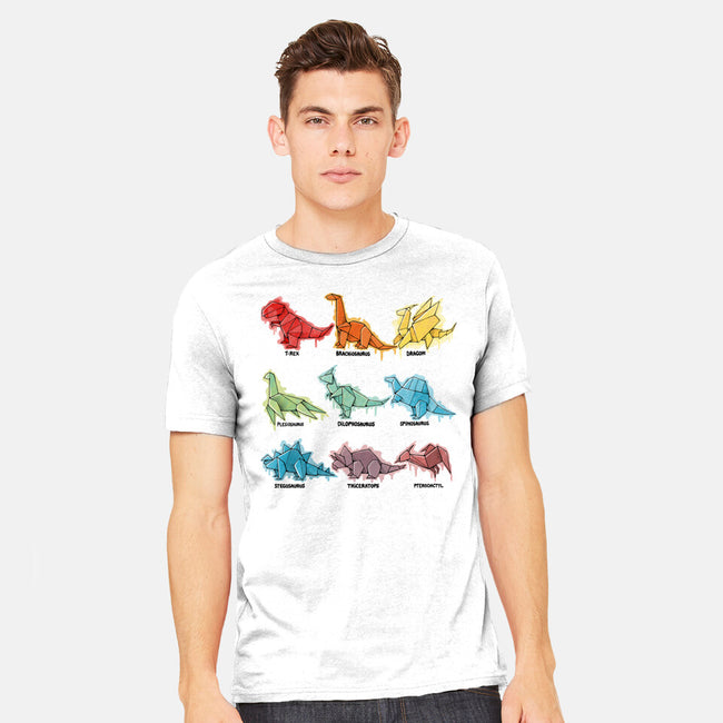 Origami Saurs-Mens-Heavyweight-Tee-Vallina84