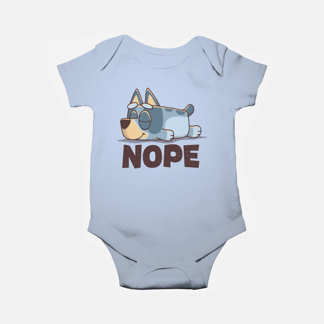 Lazy Heeler-Baby-Basic-Onesie-retrodivision