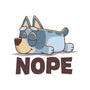 Lazy Heeler-None-Glossy-Sticker-retrodivision