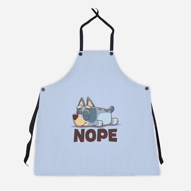 Lazy Heeler-Unisex-Kitchen-Apron-retrodivision