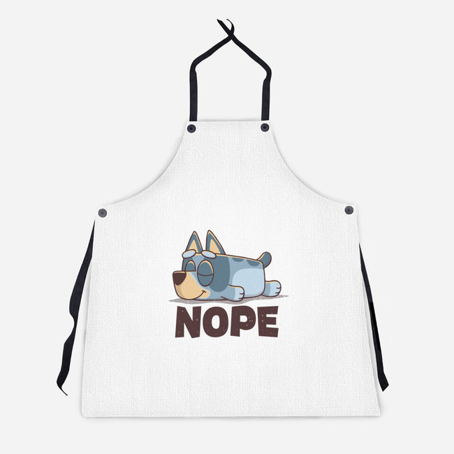 Lazy Heeler-Unisex-Kitchen-Apron-retrodivision