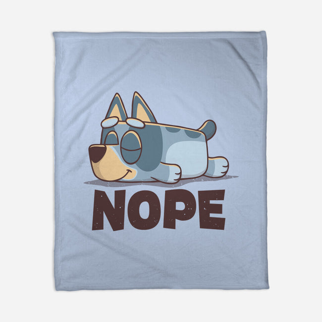 Lazy Heeler-None-Fleece-Blanket-retrodivision