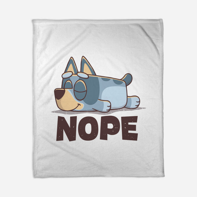 Lazy Heeler-None-Fleece-Blanket-retrodivision