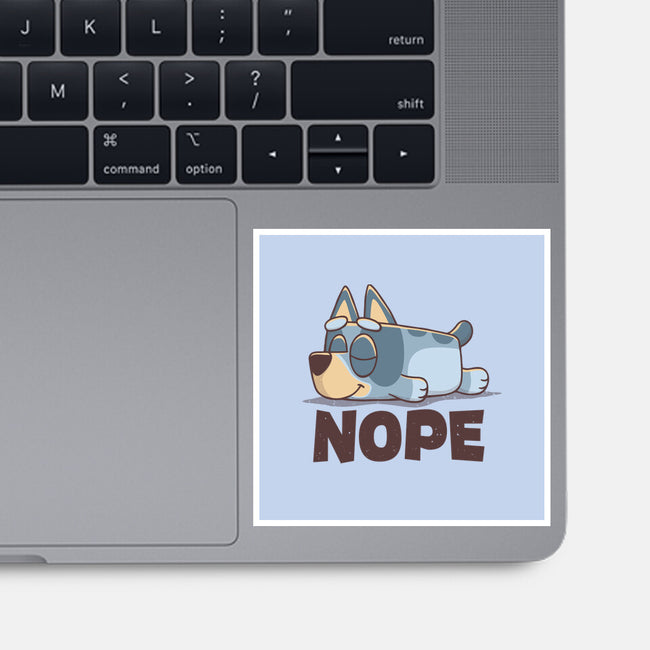 Lazy Heeler-None-Glossy-Sticker-retrodivision