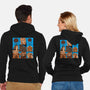 The Maze Bunch-Unisex-Zip-Up-Sweatshirt-SeamusAran