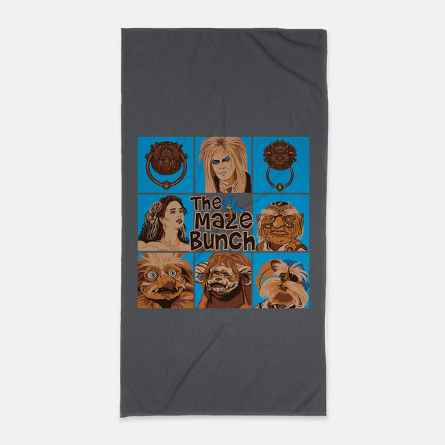 The Maze Bunch-None-Beach-Towel-SeamusAran