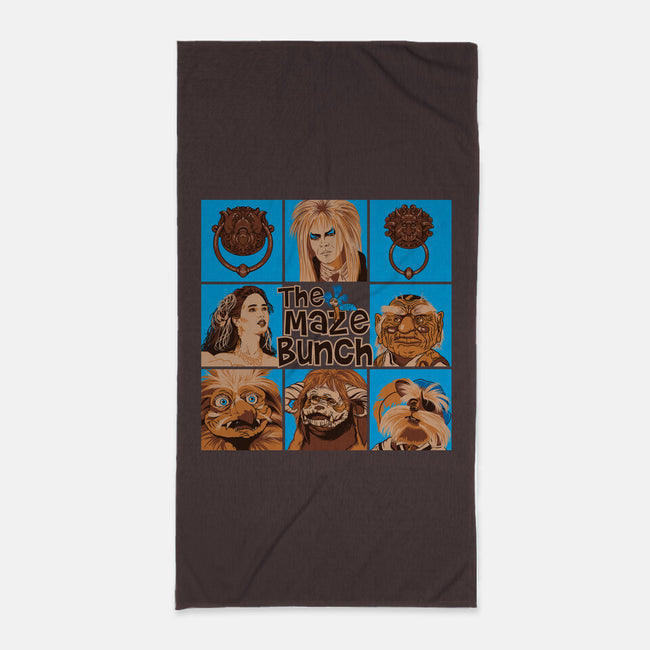 The Maze Bunch-None-Beach-Towel-SeamusAran