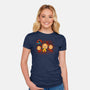 Cookie Camp-Womens-Fitted-Tee-leepianti