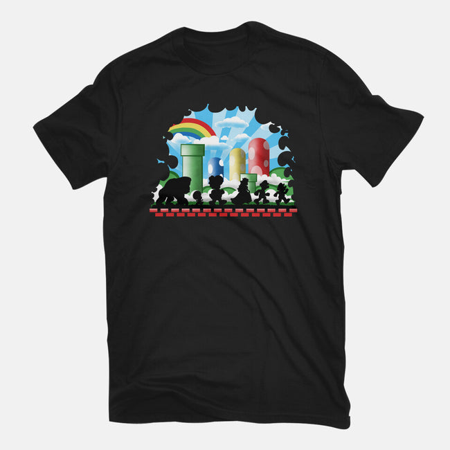 The Fellowship Of The Plumbers-Mens-Basic-Tee-zascanauta