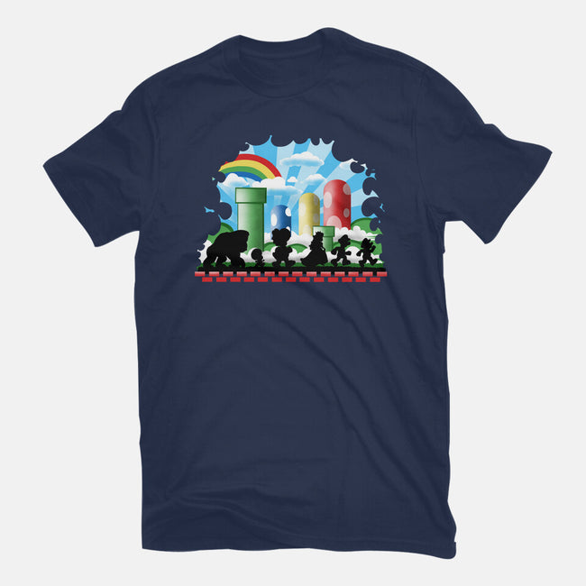 The Fellowship Of The Plumbers-Mens-Basic-Tee-zascanauta