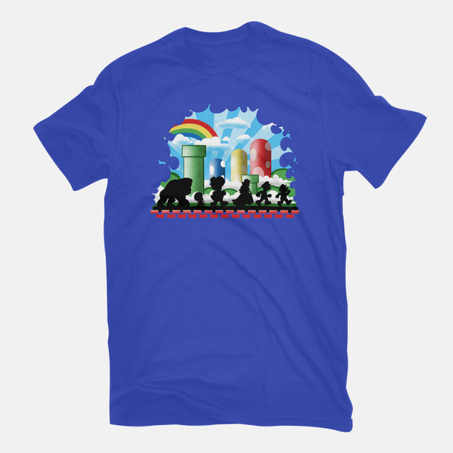 The Fellowship Of The Plumbers-Unisex-Basic-Tee-zascanauta