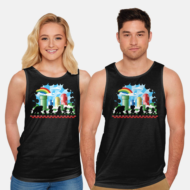 The Fellowship Of The Plumbers-Unisex-Basic-Tank-zascanauta