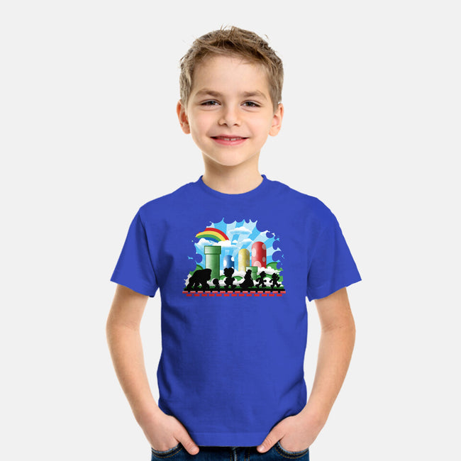 The Fellowship Of The Plumbers-Youth-Basic-Tee-zascanauta