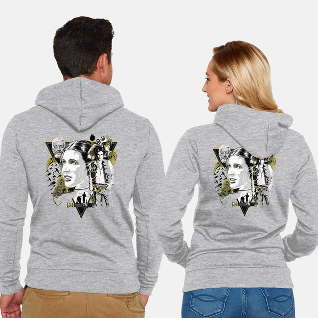 Classic Trilogy-Unisex-Zip-Up-Sweatshirt-CappO