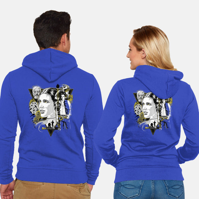 Classic Trilogy-Unisex-Zip-Up-Sweatshirt-CappO