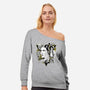 Classic Trilogy-Womens-Off Shoulder-Sweatshirt-CappO