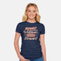 Humans Whatever Cats Forever-Womens-Fitted-Tee-tobefonseca