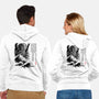 Great Old One Sumi-e-Unisex-Zip-Up-Sweatshirt-DrMonekers