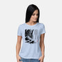 Great Old One Sumi-e-Womens-Basic-Tee-DrMonekers