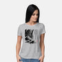 Great Old One Sumi-e-Womens-Basic-Tee-DrMonekers