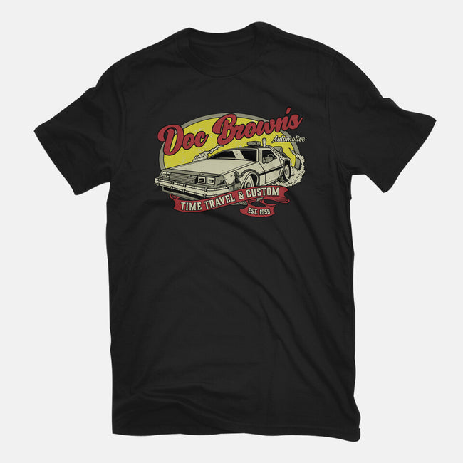 Doc's Automotive-Unisex-Basic-Tee-retrodivision