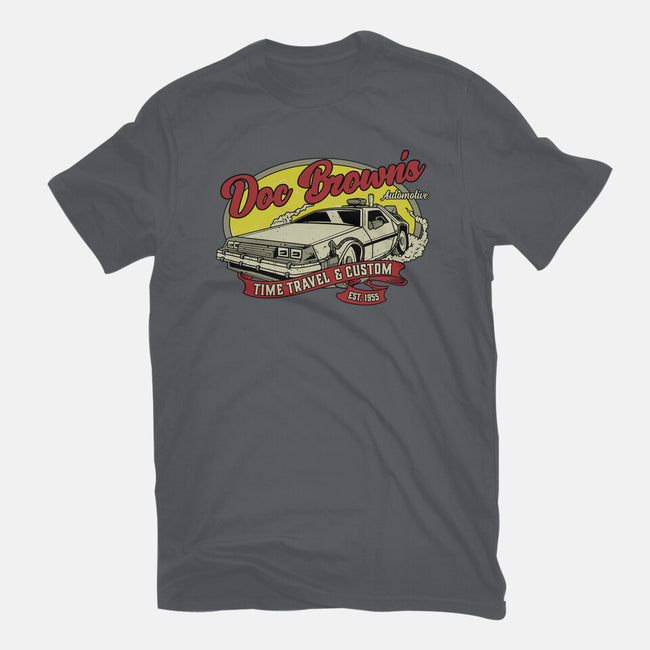 Doc's Automotive-Unisex-Basic-Tee-retrodivision