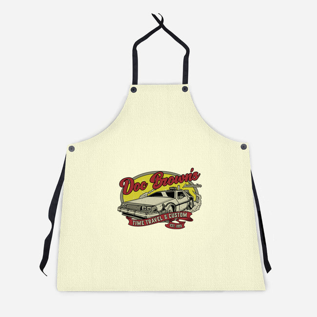 Doc's Automotive-Unisex-Kitchen-Apron-retrodivision