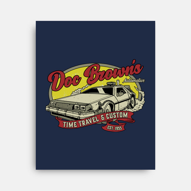 Doc's Automotive-None-Stretched-Canvas-retrodivision