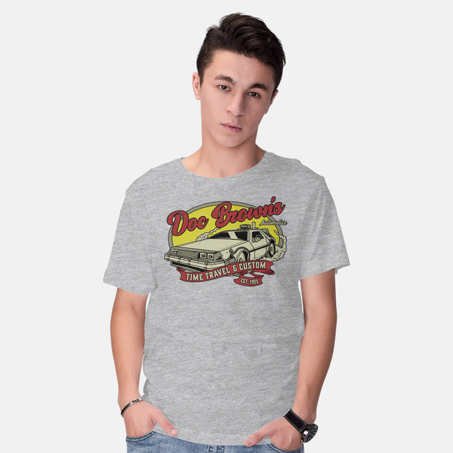 Doc's Automotive-Mens-Basic-Tee-retrodivision