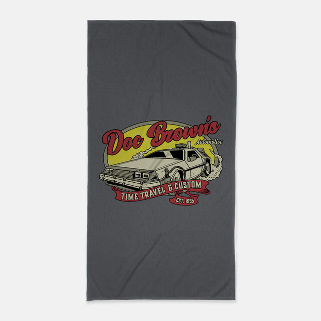 Doc's Automotive-None-Beach-Towel-retrodivision