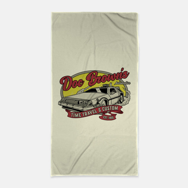 Doc's Automotive-None-Beach-Towel-retrodivision