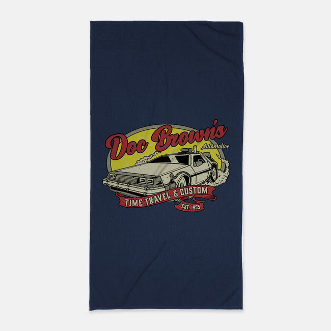 Doc's Automotive-None-Beach-Towel-retrodivision