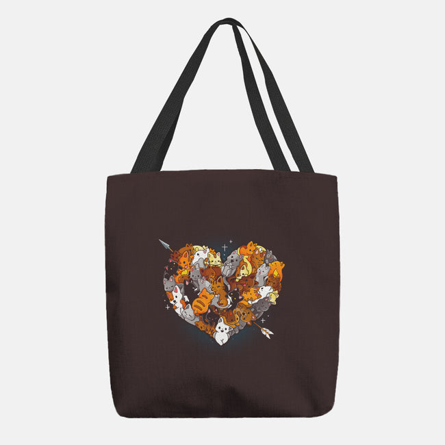 Valentine Kittens-None-Basic Tote-Bag-Vallina84