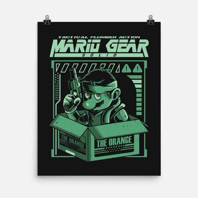 Solid Mario-None-Matte-Poster-arace