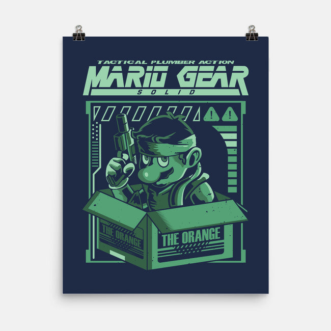 Solid Mario-None-Matte-Poster-arace