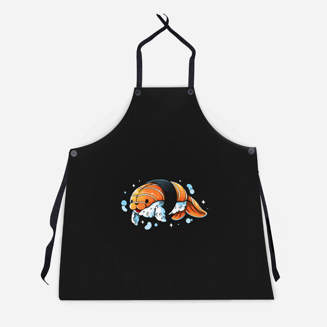 Sushi Seal-Unisex-Kitchen-Apron-Vallina84