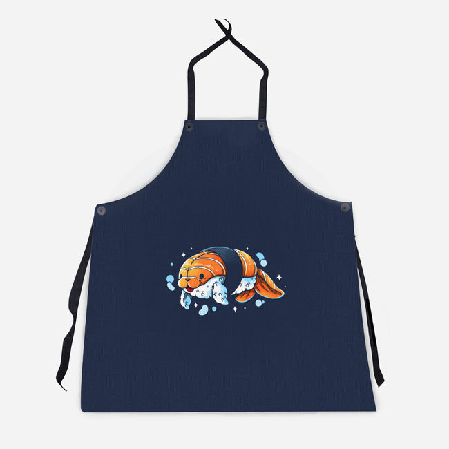 Sushi Seal-Unisex-Kitchen-Apron-Vallina84