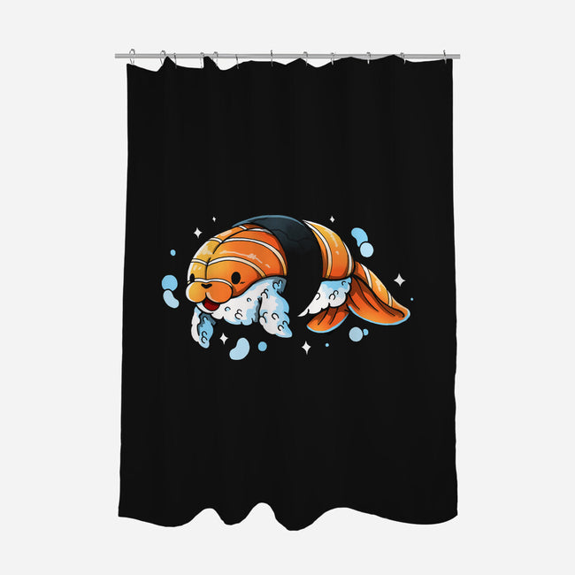 Sushi Seal-None-Polyester-Shower Curtain-Vallina84