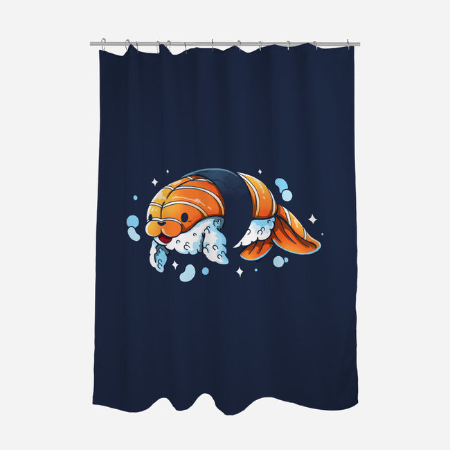 Sushi Seal-None-Polyester-Shower Curtain-Vallina84