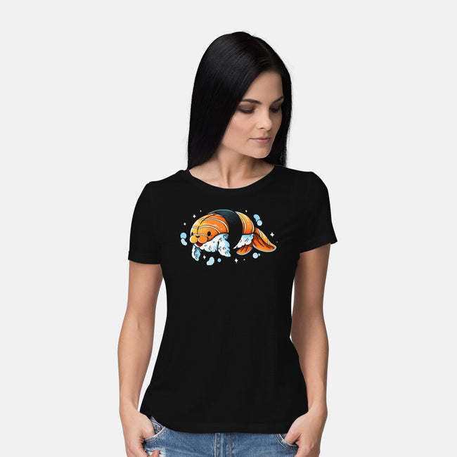 Sushi Seal-Womens-Basic-Tee-Vallina84