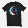 Red Wolf Moon-Womens-Basic-Tee-Vallina84