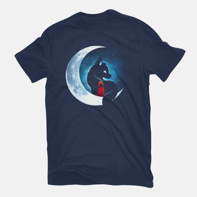 Red Wolf Moon-Mens-Basic-Tee-Vallina84