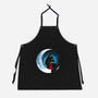 Red Wolf Moon-Unisex-Kitchen-Apron-Vallina84