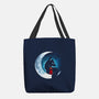 Red Wolf Moon-None-Basic Tote-Bag-Vallina84