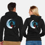 Red Wolf Moon-Unisex-Zip-Up-Sweatshirt-Vallina84