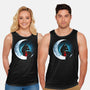 Red Wolf Moon-Unisex-Basic-Tank-Vallina84