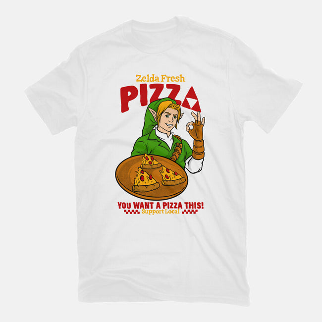 Fresh Pizza-Youth-Basic-Tee-spoilerinc