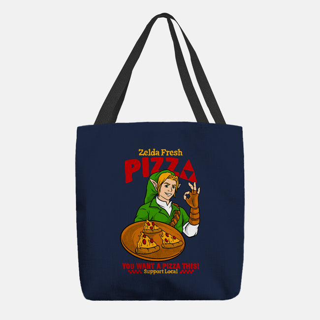 Fresh Pizza-None-Basic Tote-Bag-spoilerinc