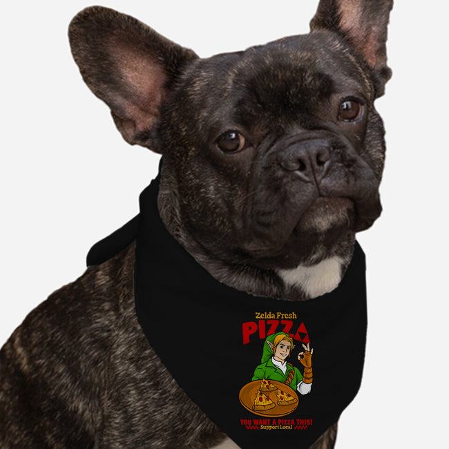 Fresh Pizza-Dog-Bandana-Pet Collar-spoilerinc